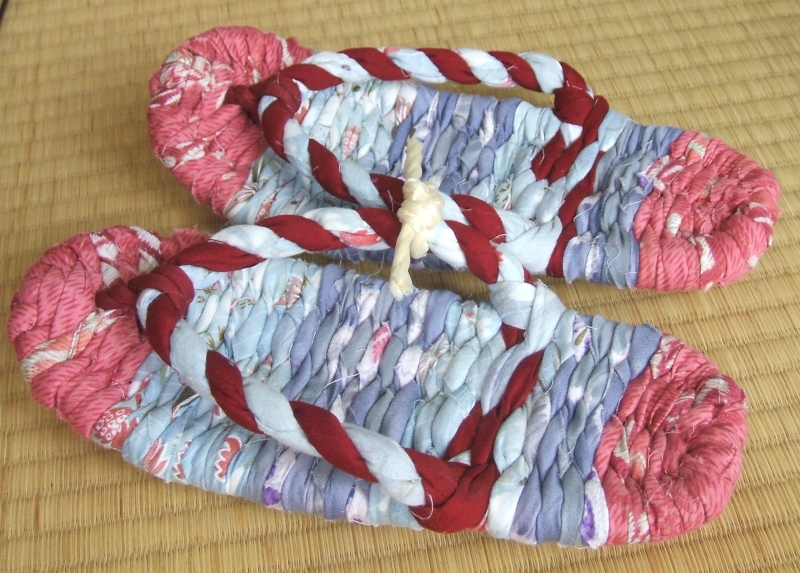 布ぞうり-布草履：ばあちゃんの手作り-布ぞうり